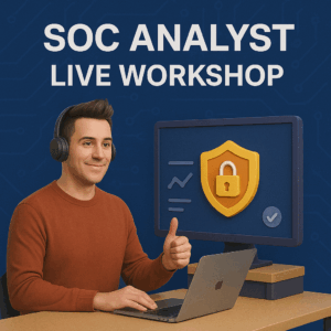 ورشة عمل مباشرة لمحللي مركز العمليات الأمنية (SOC)