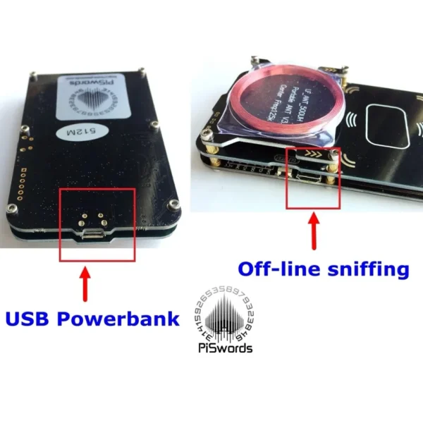 ⁦مجموعة تطوير Proxmark3، إصدار 3.0، تحتوي على جهاز قراءة وكتابة NFC PM3 مع برنامج ICEMAN. تُستخدم لنسخ واستنساخ بطاقات RFID وNFC، وتأتي مع منفذين USB وسعة 512 كيلوبايت.⁩ - الصورة ⁦5⁩