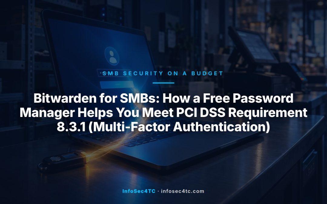 Bitwarden and Vaultwarden helping SMBs meet PCI DSS Requirement 8.3.1 multi-factor authentication for admin accounts.