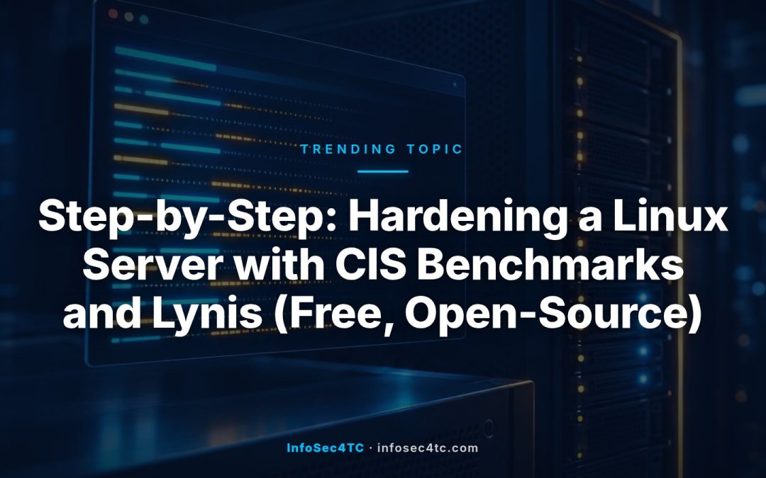 Linux server hardening with CIS Benchmark and Lynis audit tool