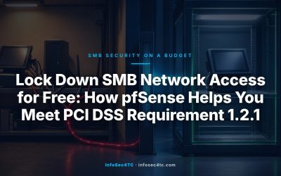 Lock Down SMB Network Access for Free: How pfSense Helps You Meet PCI DSS Requirement 1.2.1